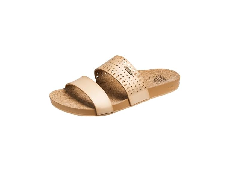 Reef Women Cushion Vista Perf Black-Tan Sandal - Gallery 11