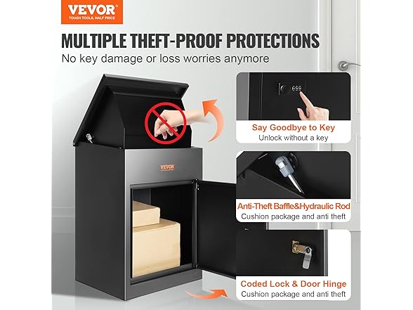 VEVOR Package Delivery Boxes for Outside