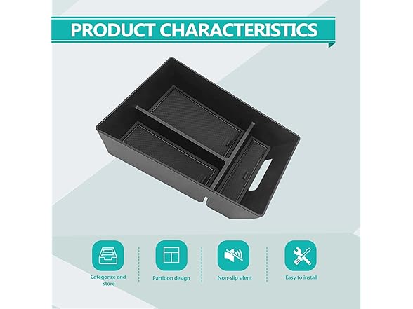 NOTISH Center Console Organizer Tray