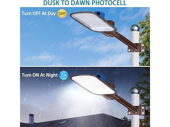 VUAA 100W LED Flood Light Dusk Dawn