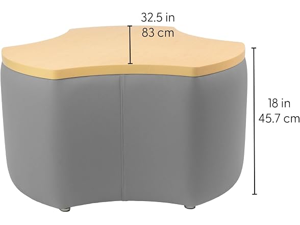 FDP Pro Cog Ottoman Table