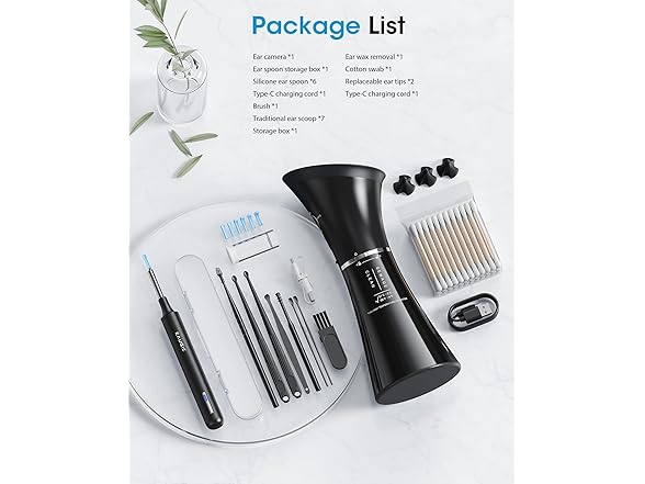KAUGIC Ear Wax Removal Tool with Camera
