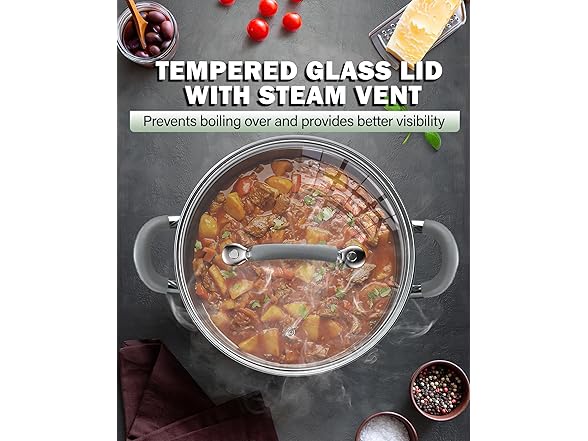 Cook N Home Stainless Steel Cookware Sets