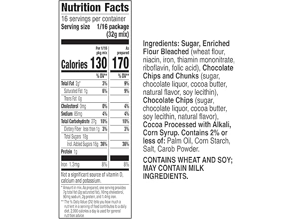 Betty Crocker Delights Triple Chunk Brownie, 17.8 oz.