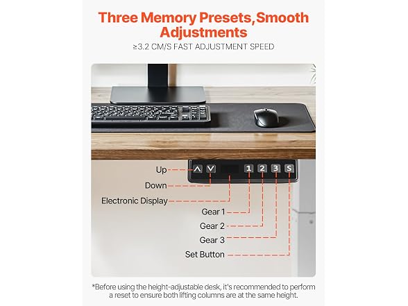 Standing Desk Frame Dual Motor
