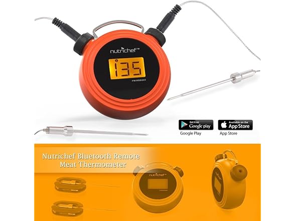 NutriChef Bluetooth BBQ Thermometer