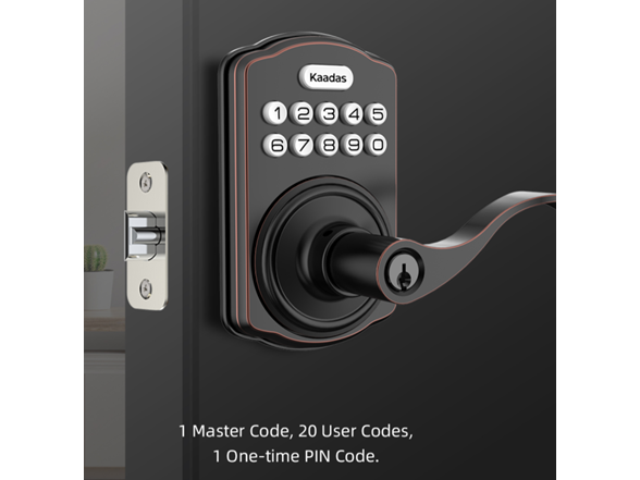 Kaadas KS04 Lever Lock with Key and Keypad