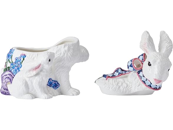 Fitz And Floyd Jardin Bunny Easter Cookie Jar