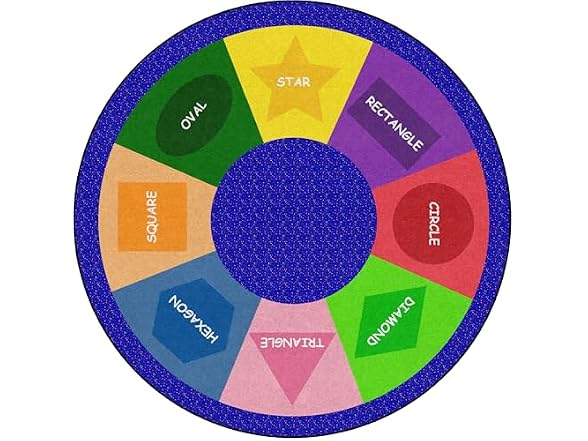 Flagship Carpets Shape Sorter Rug 6ft
