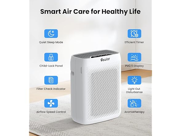 VEWIOR Air Purifier Large Room