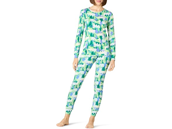 Emerald Green/Ivory, Holiday Bear Camo