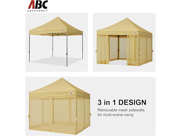 ABCCANOPY 10x10 Easy Pop Up Gazebo