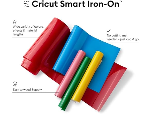 Cricut Smart Iron On, Yellow - 3ft Roll (13'x36')