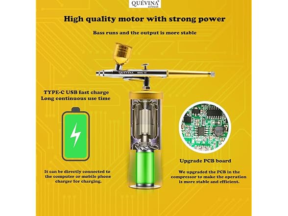 Quevina Cordless Airbrush Kit