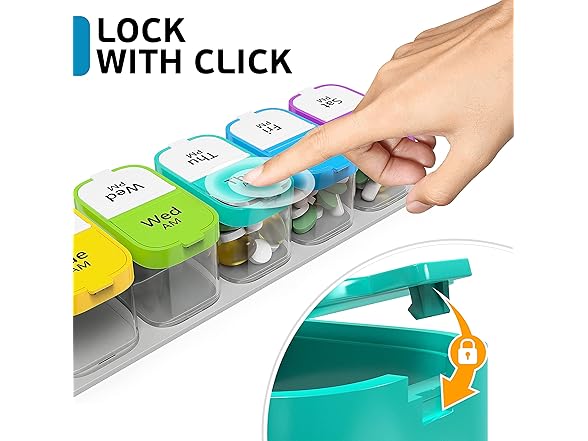 7-Day XL Pill Organizer, AM/PM