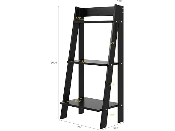 Jela Solid Wood Split 3 Shelf Ladder