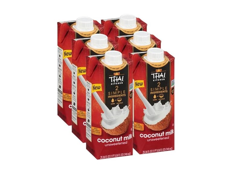 Thai Kitchen Unsweetened Coconut Milk 6 Pack