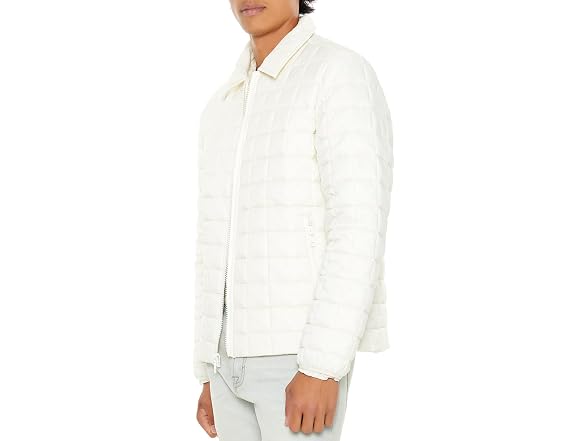Forever 21 (XL) Quilted Zip-Up Bomber Jacket
