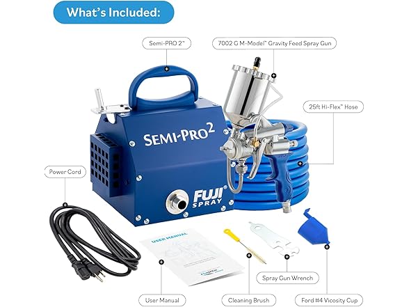 Fuji Spray 2203G Semi-PRO 2 - Gravity HVLP Spray System