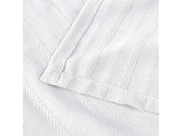 Superior Clara Cotton Blanket White