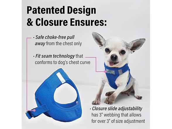 Doggie Design Dog Harness Cobalt Blue, XS