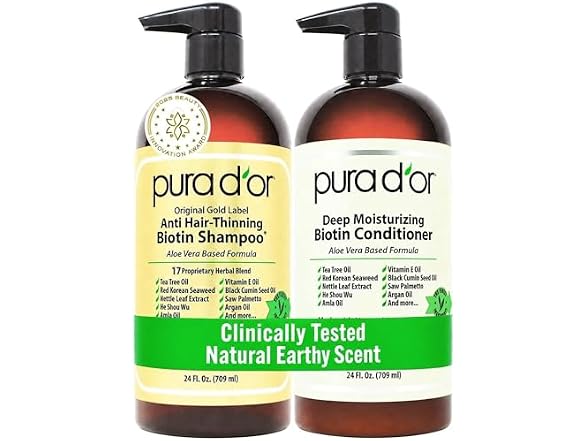 PURA DOR Anti-Thinning Biotin Shampoo