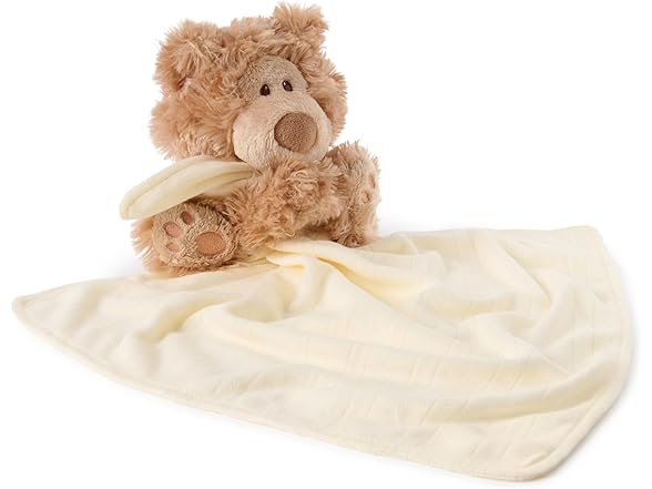 GUND Baby Philbin Plush Lovey, Brown, 14”
