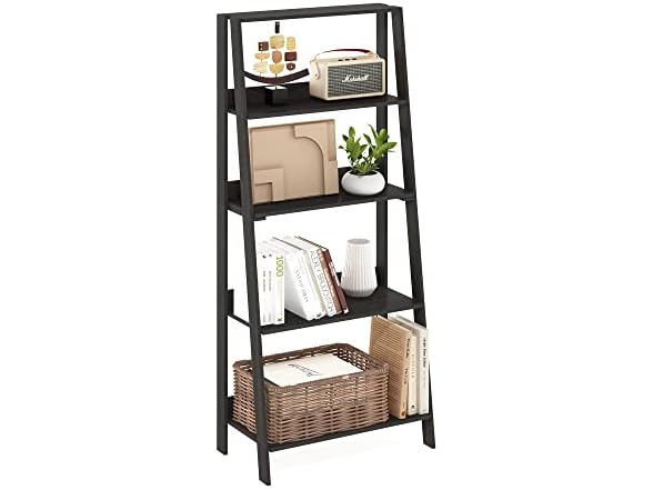 Furinno Ladder Bookcase Display Shelf