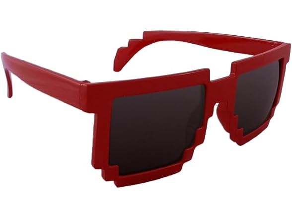 8-Bit Pixel Retro Computer Sun Glasses