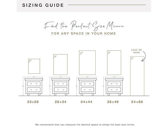 MCS 27.5"x 33.5" Large Wall Mirror
