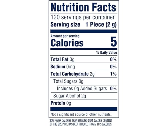 ORBIT White Peppermint 120ct