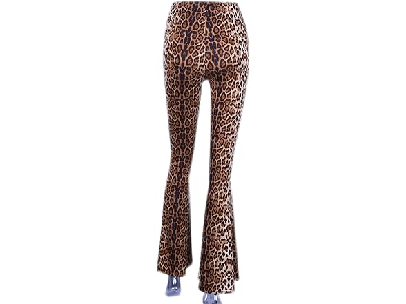 Louvton Women (XL) High Waist Flare Pants Trousers