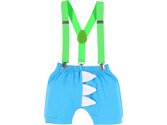 Imekis Boys (12-18 MOS) Dinosaur Outfit Shorts