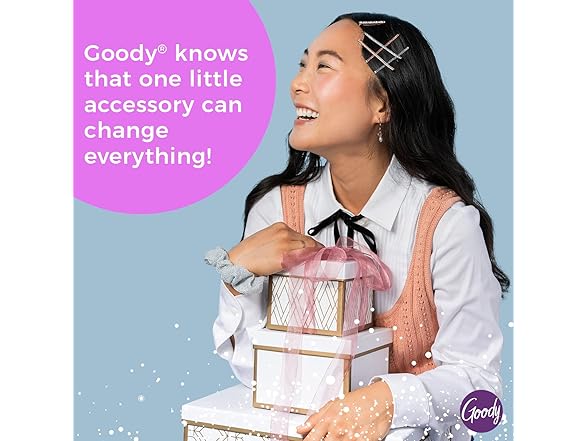 Goody Icy Holiday XL Velvet Scrunchies