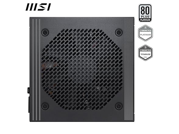 MSI PRO A850PL PCIE5, Fully Modular Gaming 850W Power Supply