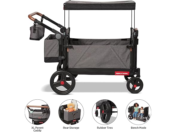Radio Flyer Atlas Stroller Wagon for Kids