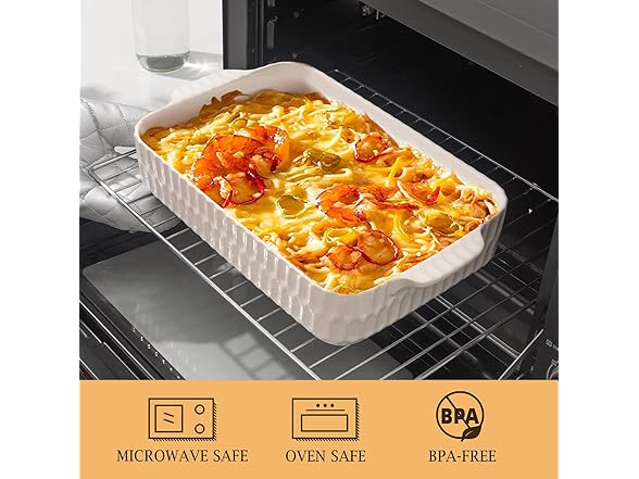 ArteBake 4.7QT Casserole Dishes for Oven
