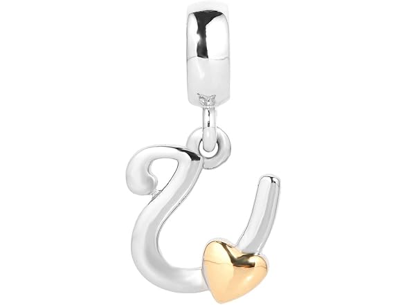 QueenCharms Initial A-Z Letter Charm (U)