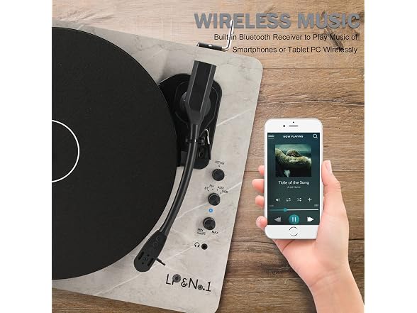 LP&No.1 Record Player Turntable USB - Gallery 2