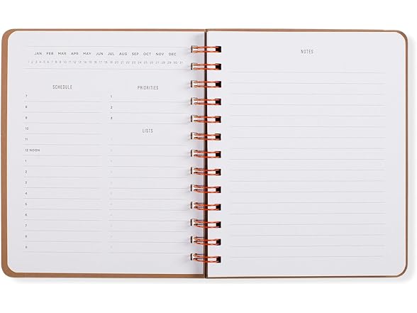 Fringe Studio Paper Cover Non-Dated Daily Planner, Utility