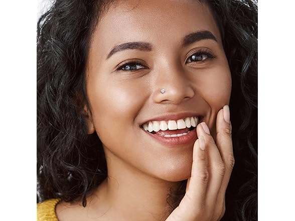 LIHADA 20G Gold Nose Ring Stud