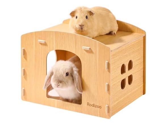 Rodizoo Wooden Rabbit Hideout House
