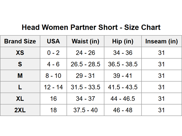 Head Women Partner Short