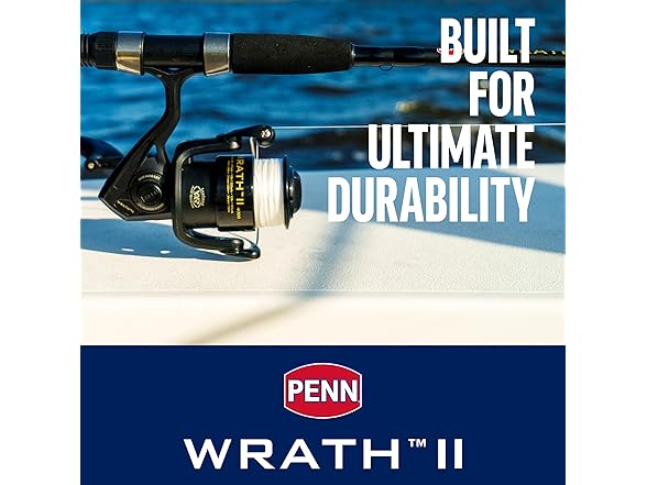 PENN 7' Wrath II Fishing Rod Spinning Reel ML