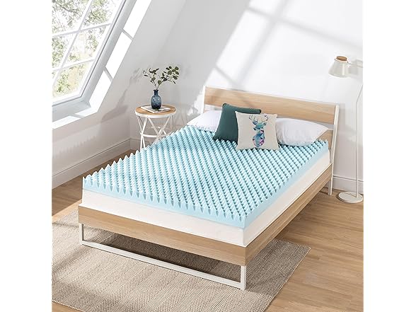 Best Price Mattress 4" Egg Crate Topper, TwinXL