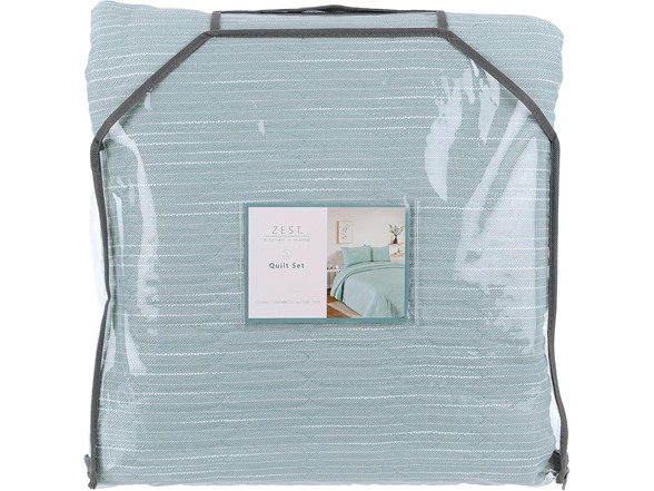 ZEST Home 3 Piece Fashion Quilt Set