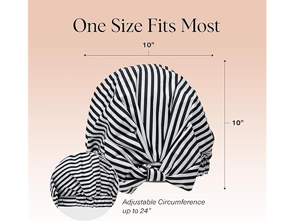 Kitsch Luxury Shower Caps for Women Reusable Waterproof