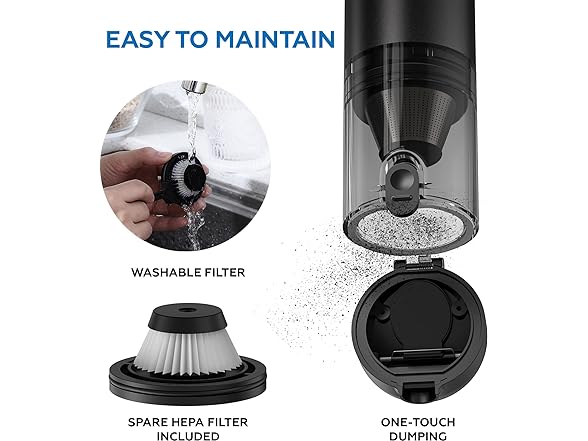VOLTORB Cordless HEPA Handheld Vacuum