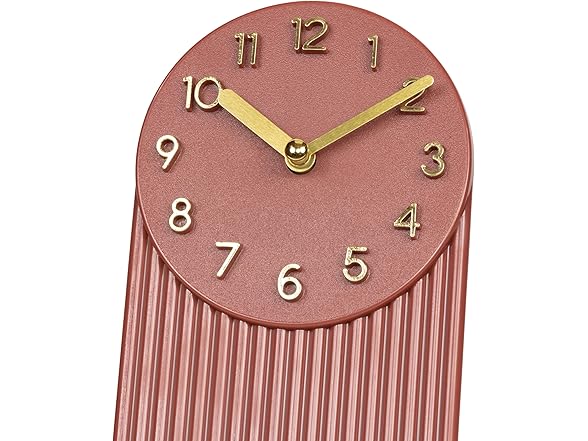 La Crosse Grooves Quartz Analog Tabletop Clock