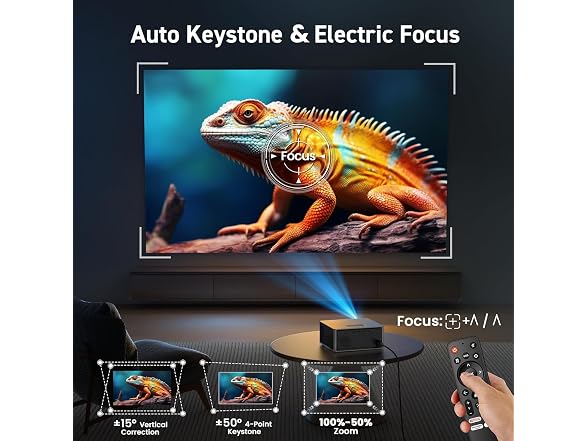 SOPYPOU Smart TV Projector